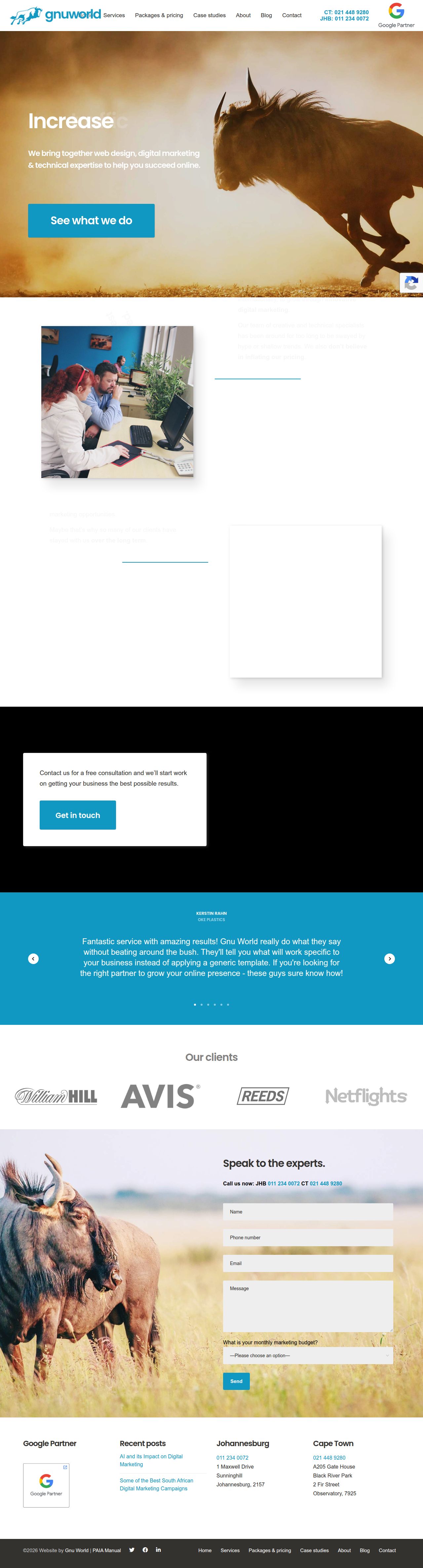 Gnu World's site as it was sampled