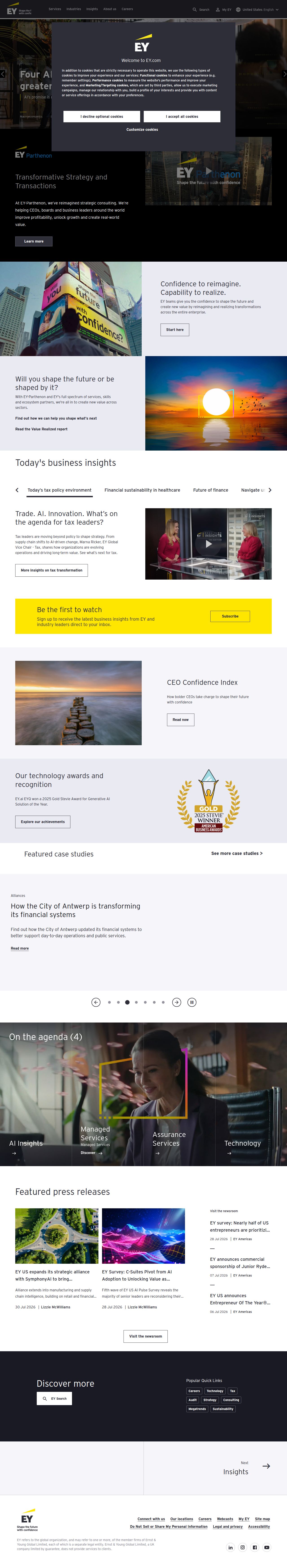 EY's site as it was sampled
