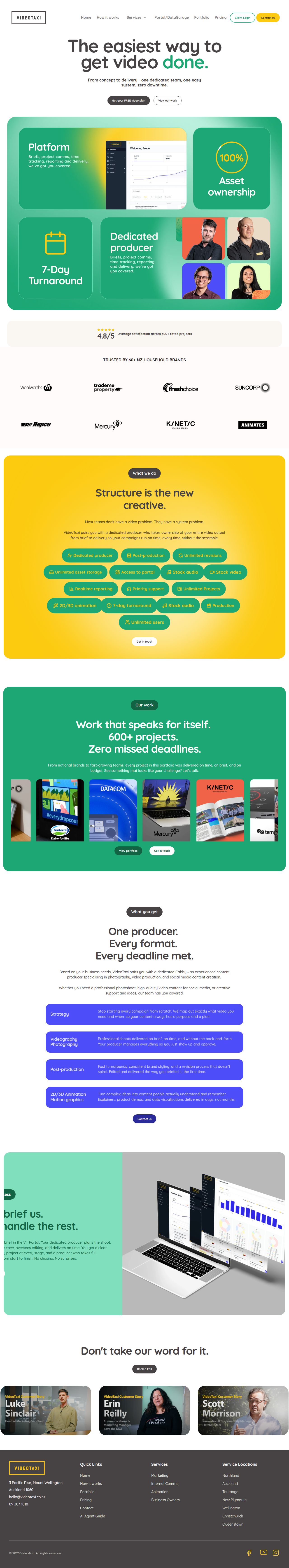 videotaxi's site as it was sampled