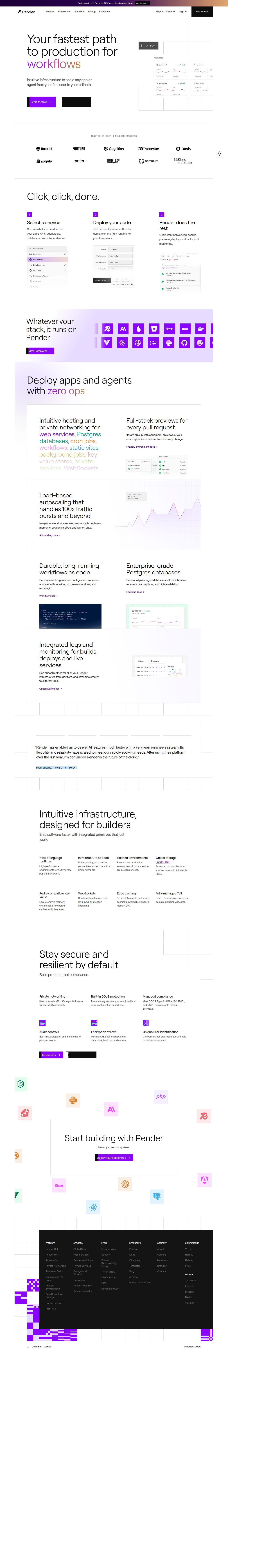Render's site as it was sampled