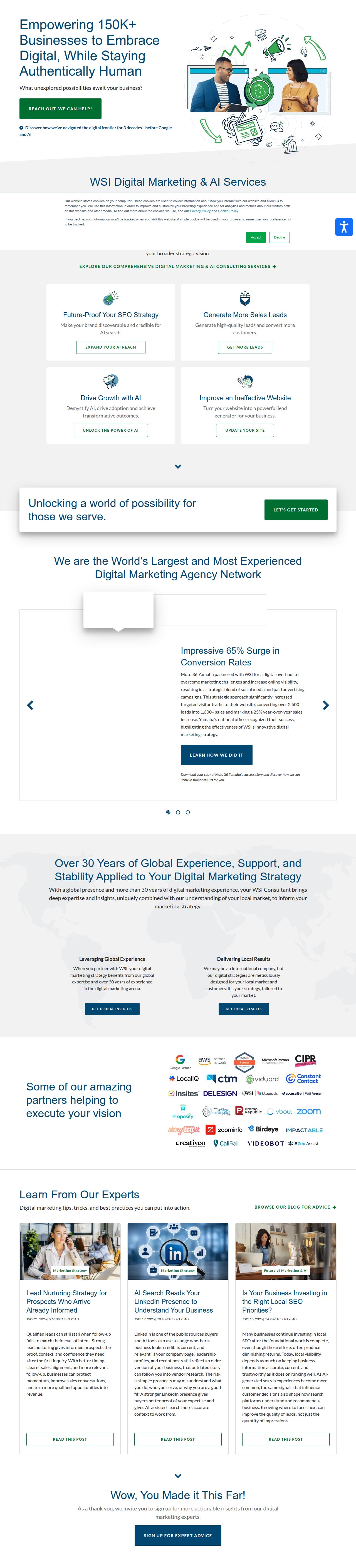 WSI's site as it was sampled