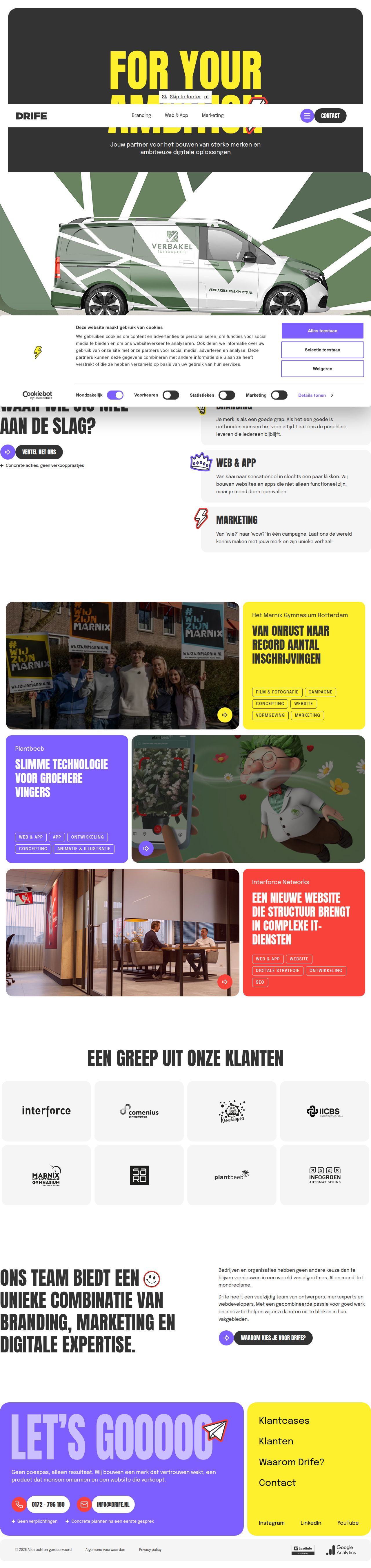 Drife's site as it was sampled