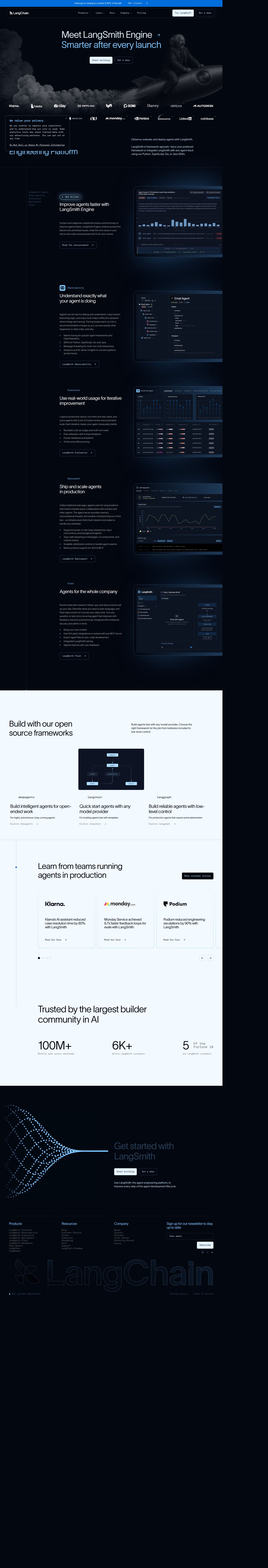 LangChain: Observe, Evaluate, and Deploy Reliable AI Agents's site as it was sampled