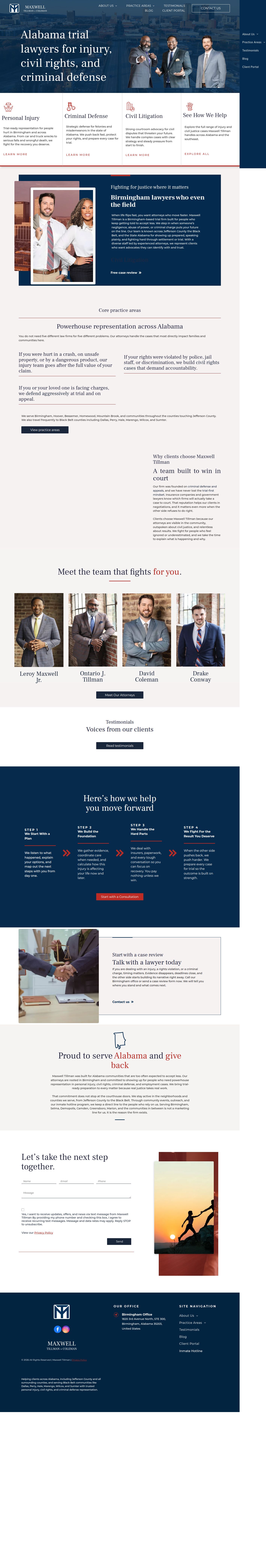 Maxwell Tillman's site as it was sampled
