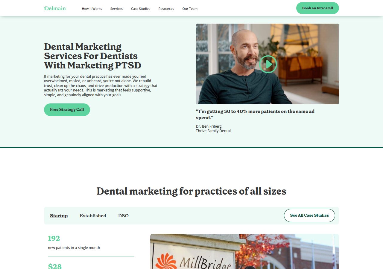 :Delmain's site as it was sampled