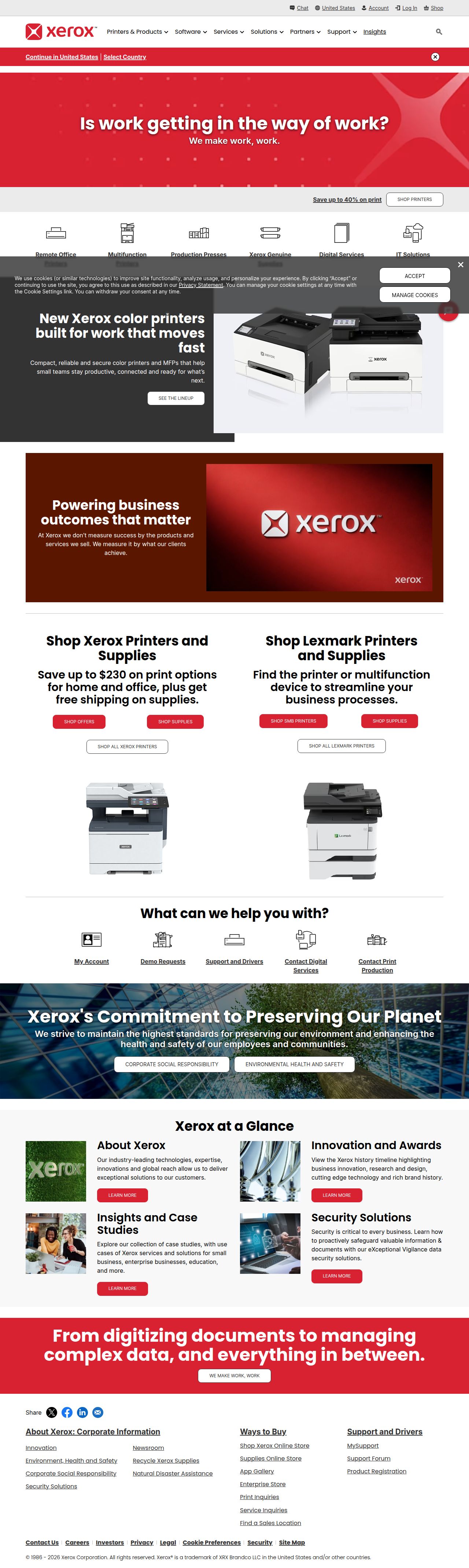 Workplace and Digital Printing Solutions's site as it was sampled