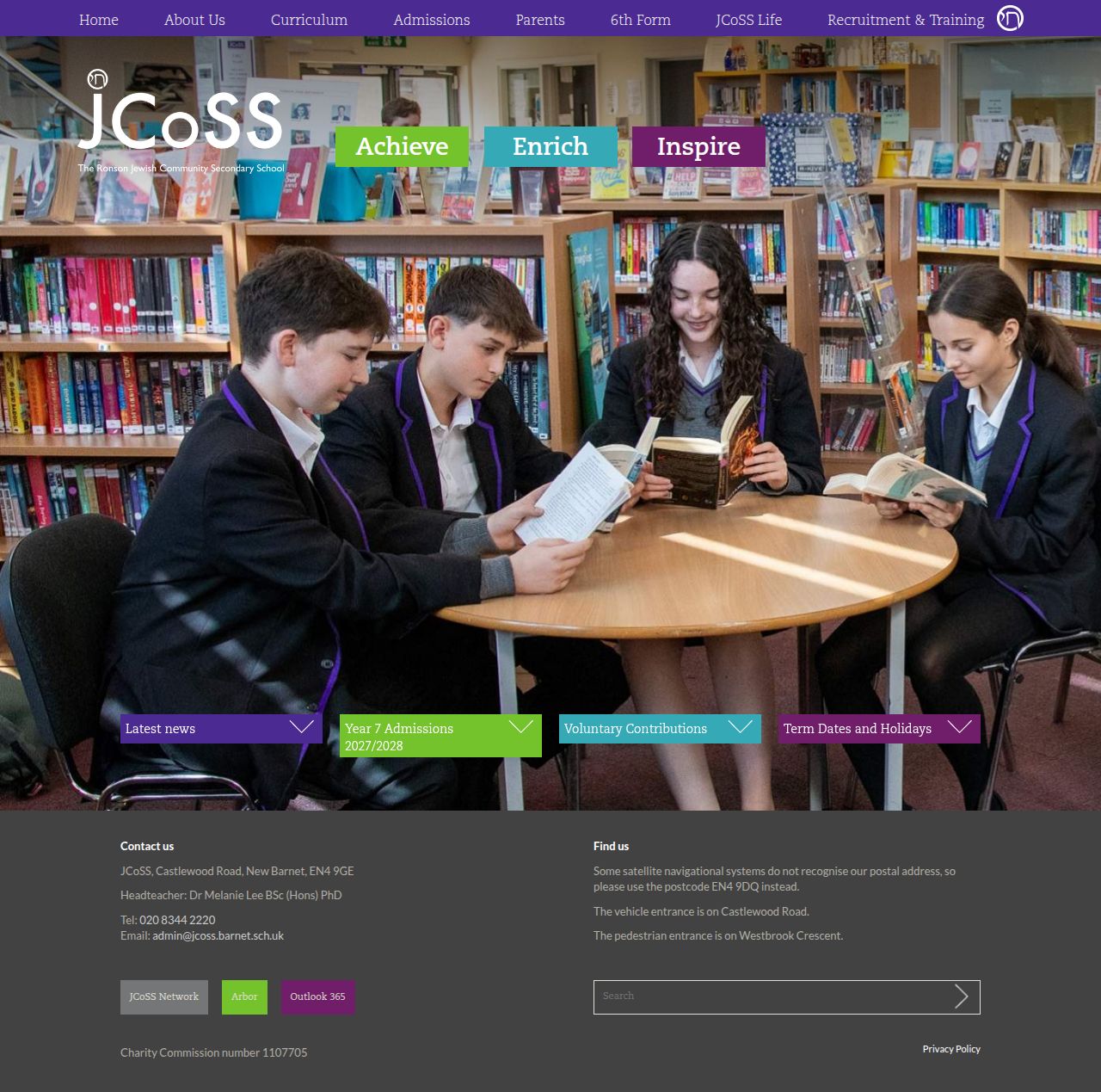 JCoSS's site as it was sampled