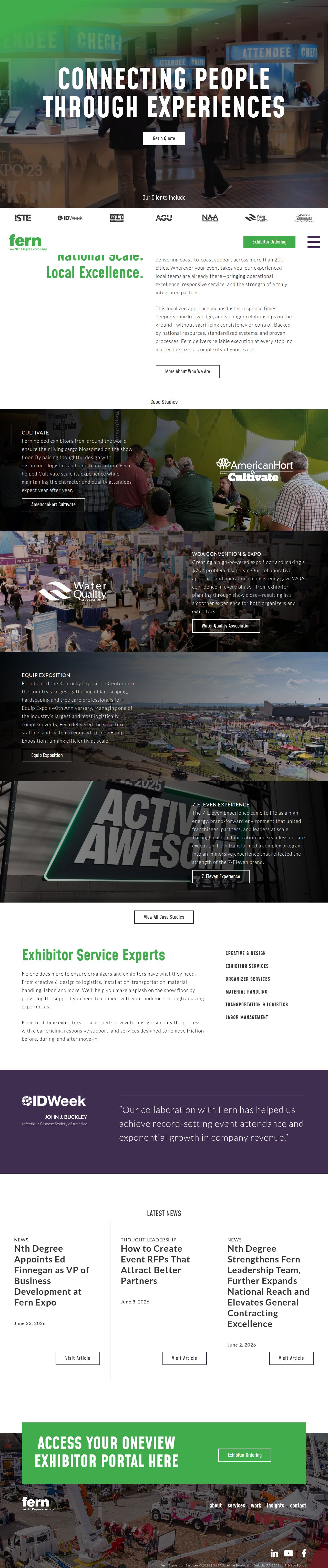 Fern Expo's site as it was sampled
