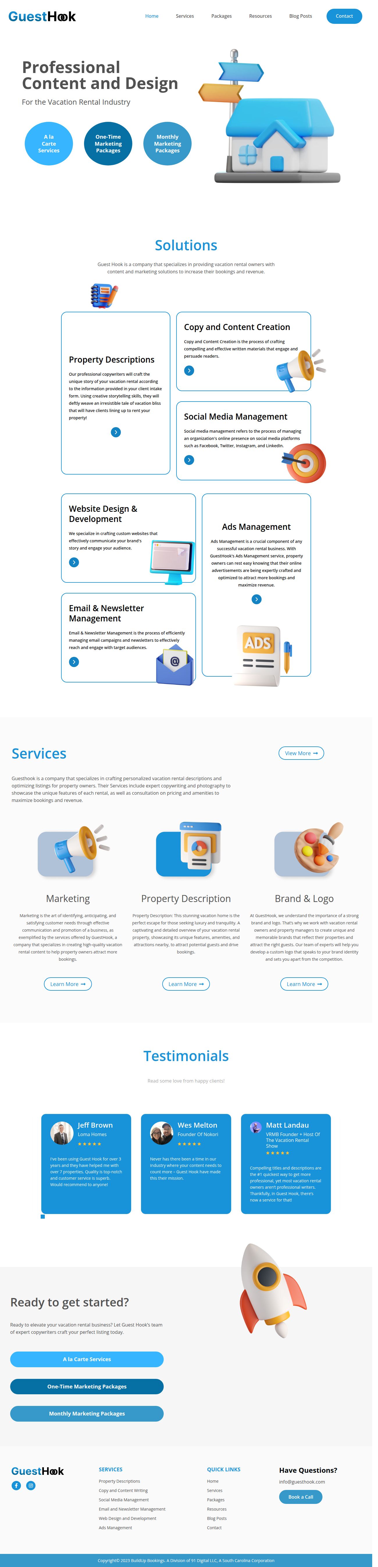 Guest Hook's site as it was sampled