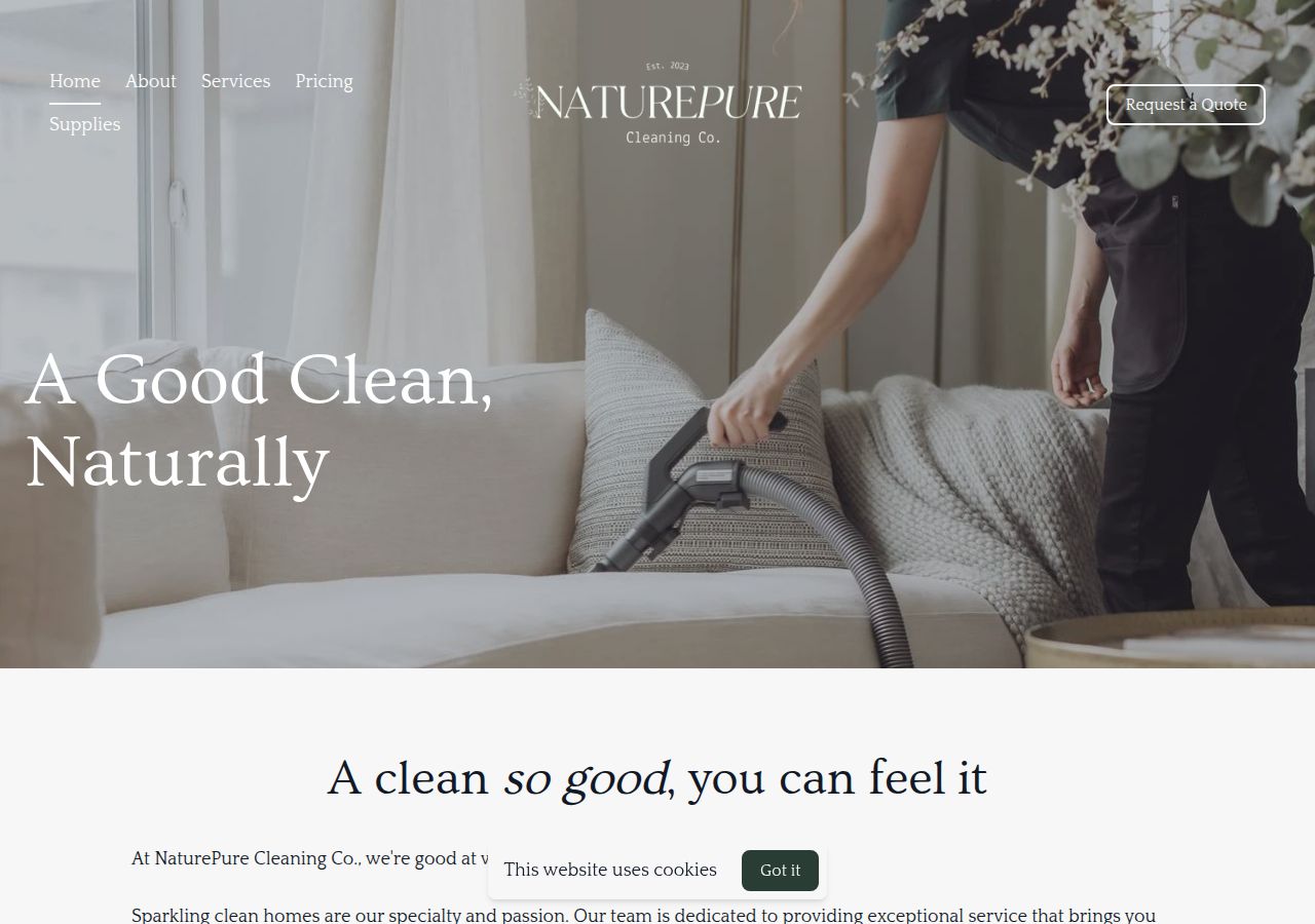 Home's site as it was sampled