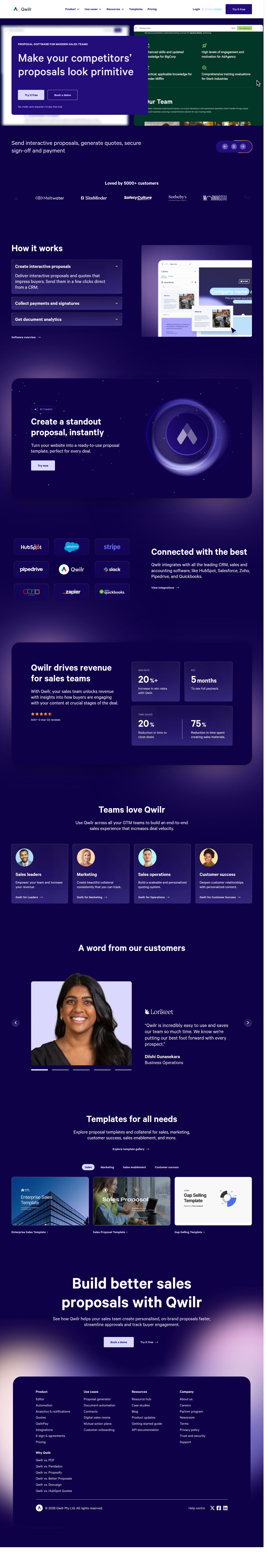 Interactive Proposals & Analytics's site as it was sampled