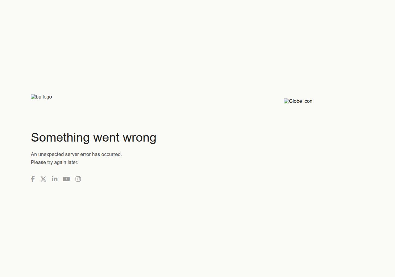 bp global's site as it was sampled