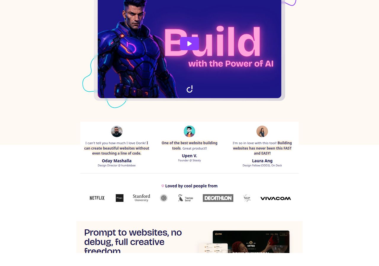 Dorik's site as it was sampled