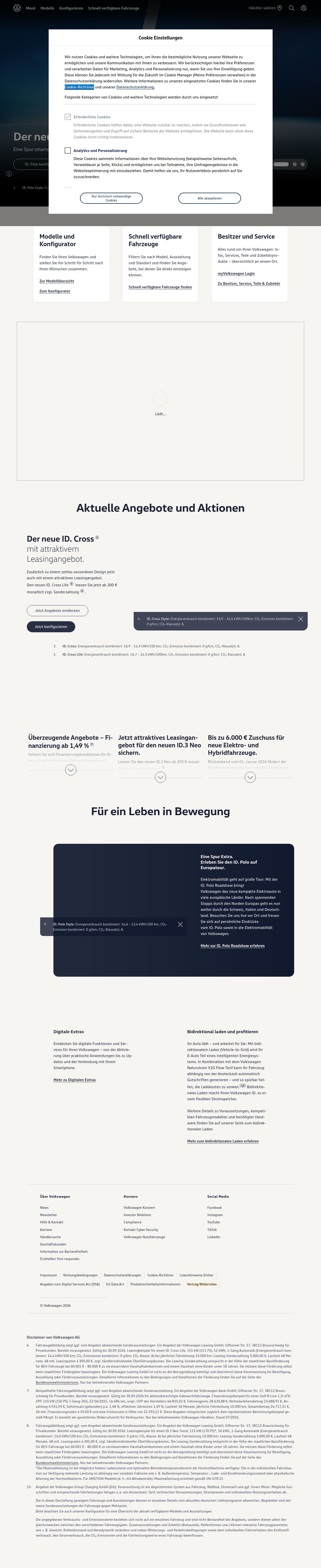 Startseite's site as it was sampled
