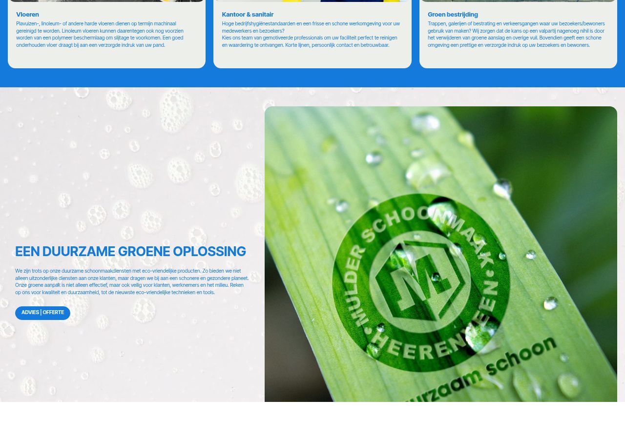VOF Mulder Schoonmaak's site as it was sampled