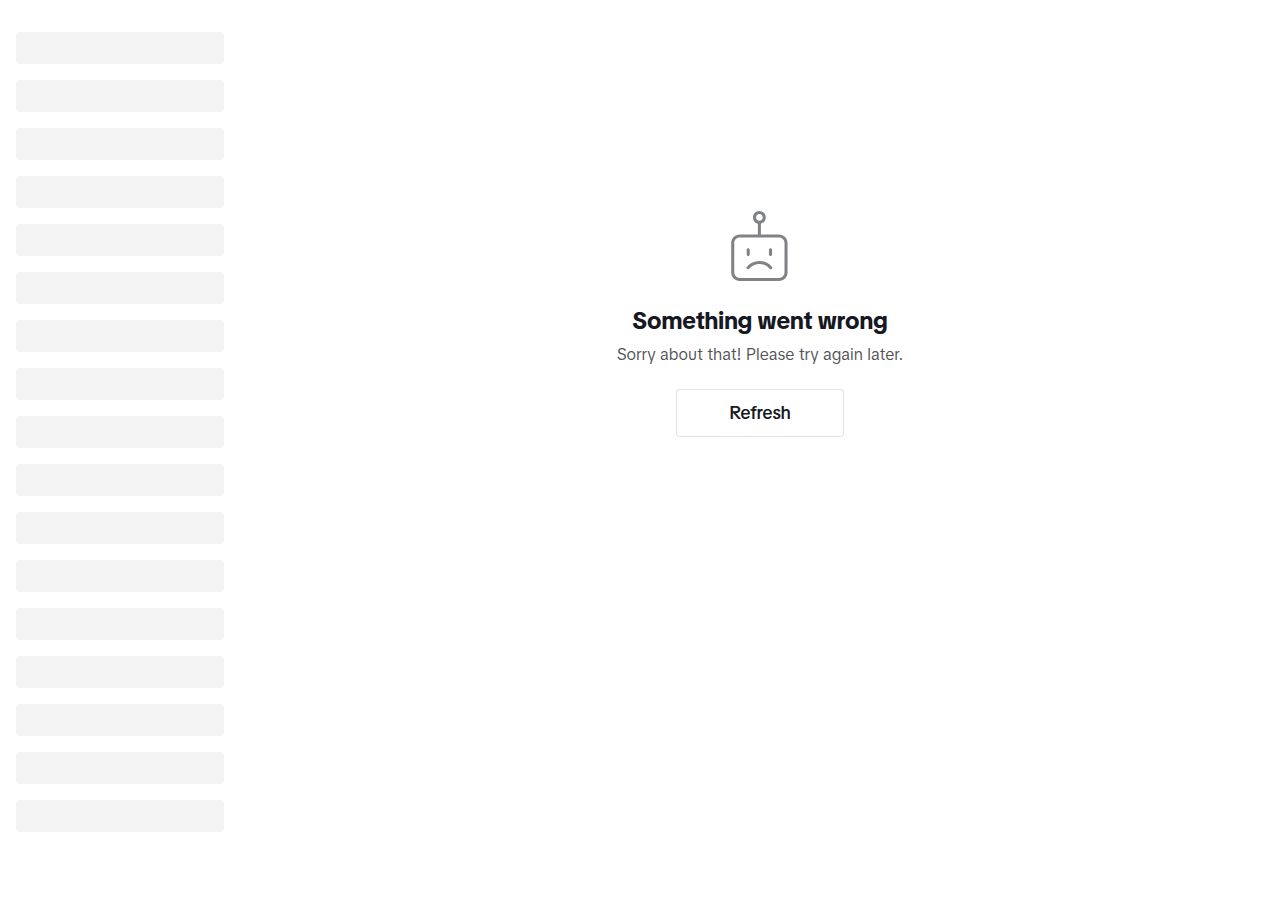 TikTok's site as it was sampled