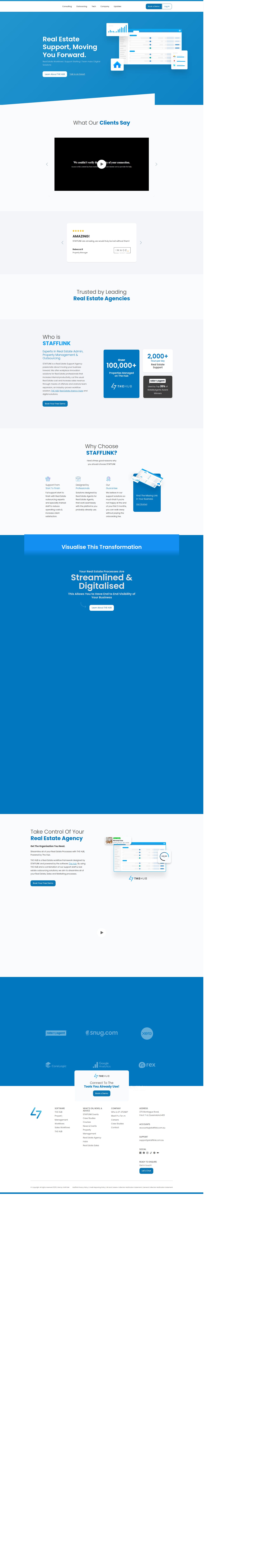 STAFFLINK's site as it was sampled