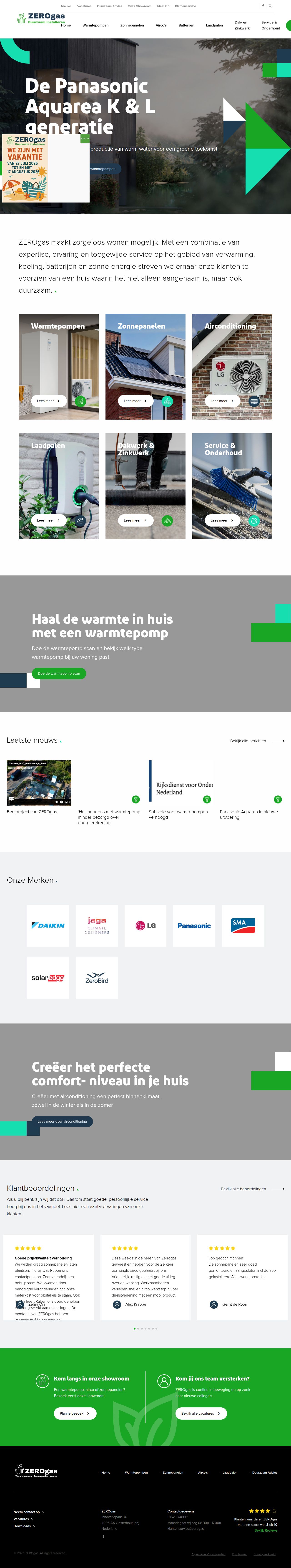ZEROgas's site as it was sampled