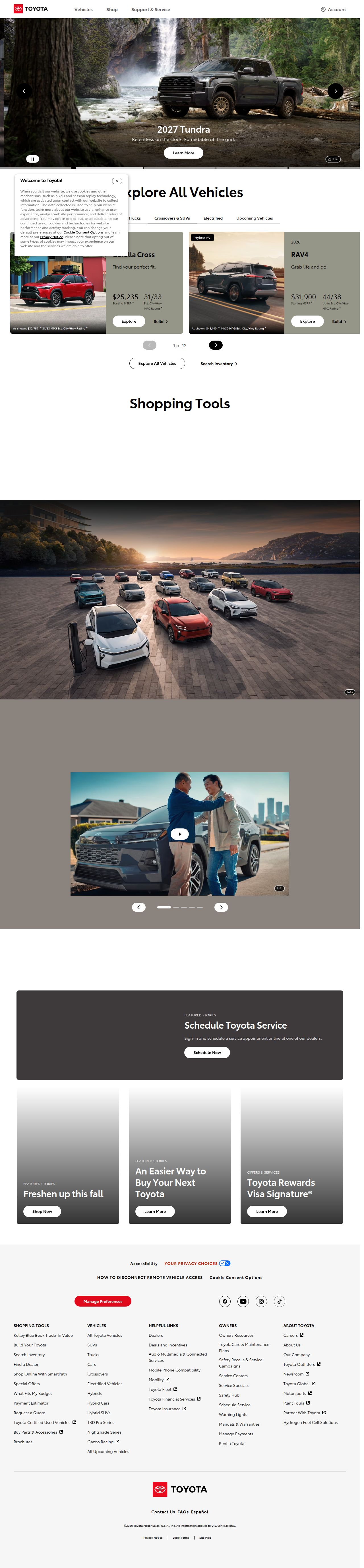 New Cars, Trucks, SUVs & Hybrids's site as it was sampled