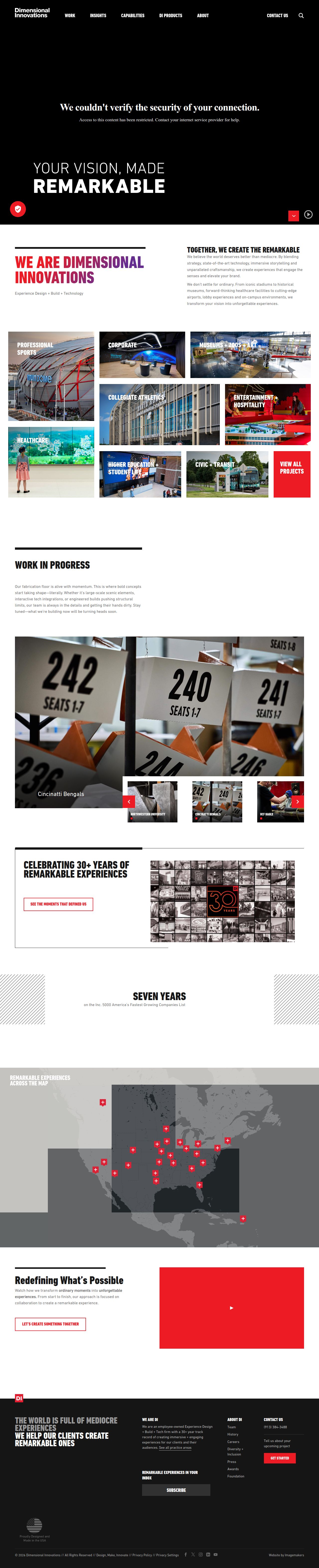 Dimensional Innovations's site as it was sampled