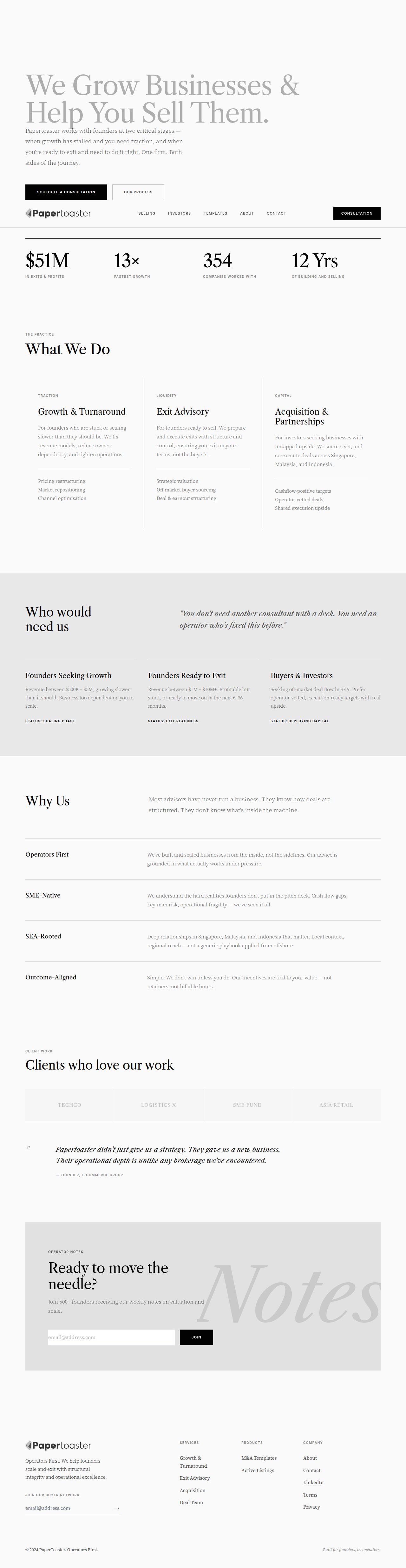 PaperToaster's site as it was sampled