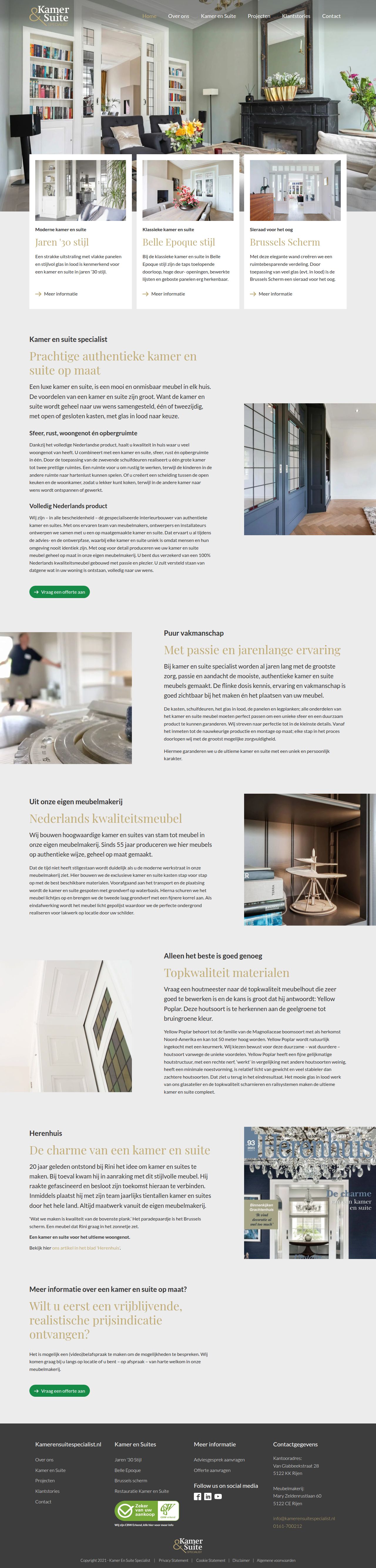 Kamerensuitespecialist.nl's site as it was sampled