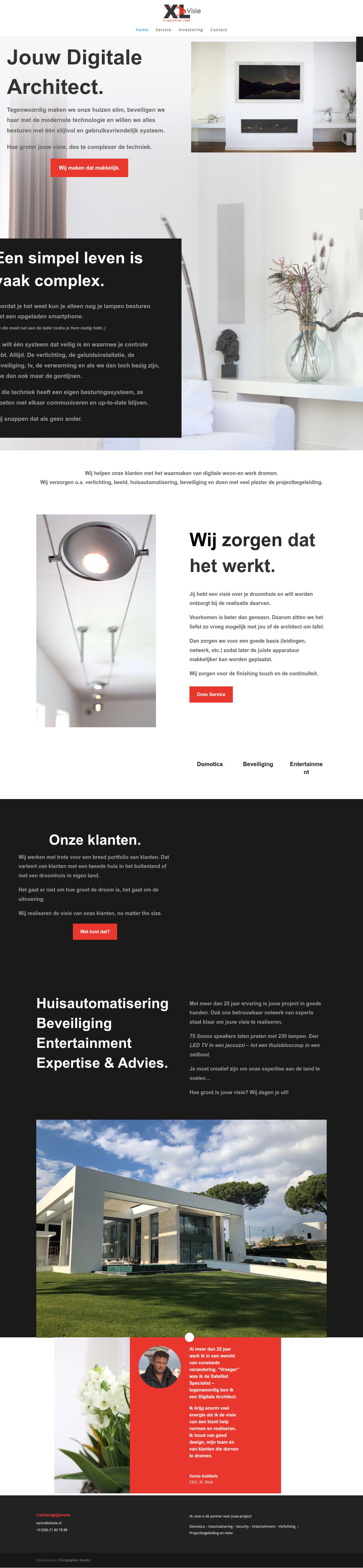 XLVisie's site as it was sampled