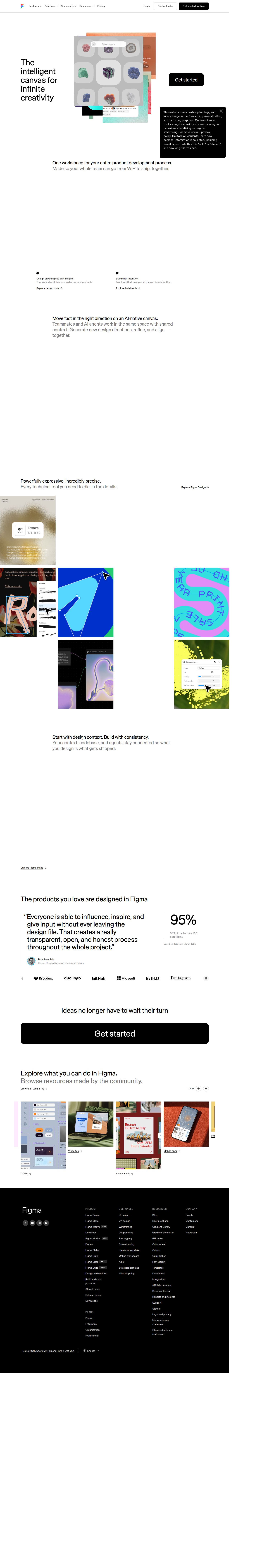 Figma's site as it was sampled